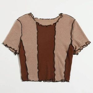 Color Block Baby Tee